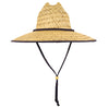 Straw Lifeguard Hat with Leather Patch