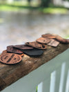 Laser Engraved Leather Patches - No Minimums
