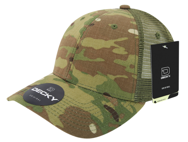 Multicam Camo Hats With Leather Patch Included