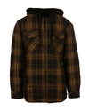 Burnside Quilted Flannel Shirt Jacket