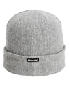 Back View of Fog color Edelweiss Cuffed Beanie - 