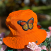 Colorful Butterfly Patch Bucket Hat: Stylish & Creative Accessories